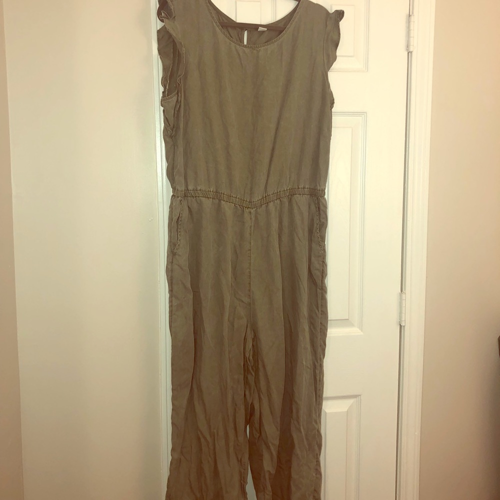 Olive green jumpsuit